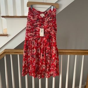 NWT cinq a sept Kathleen midi skirt size 2